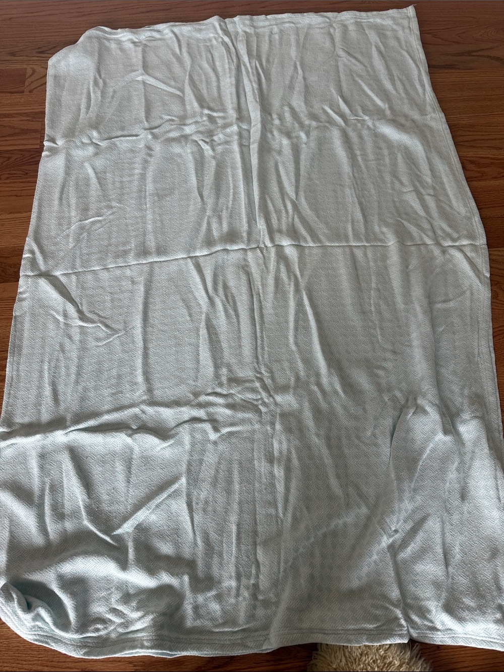 Martha stewart Soft Light Blue / teal green Blanket - Lightweight Home Bedding